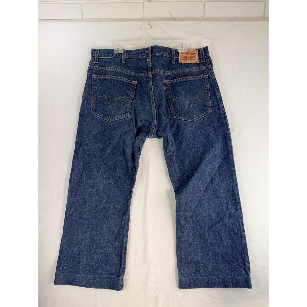 Levis 517 Jeans Mens 40x26 Blue Denim Boot Cut Classic‎ Fit Five Pocket - Picture 4 of 8